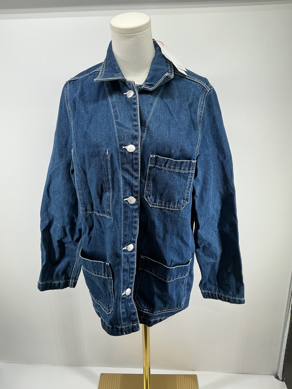 100% Organic Cotton Denim Chore Jacket